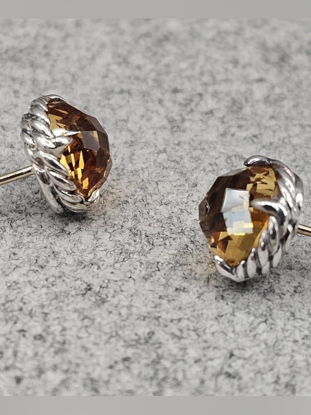 David Yurman Chatelaine earrings in Citrine - Picture 2 of 5